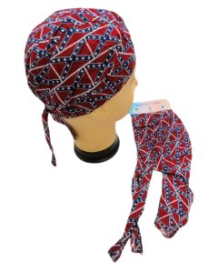 Rebel Style Skull Cap